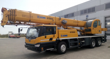 автокран xcmg qy-25 стрела 33м + гусек 9 метров в работе
